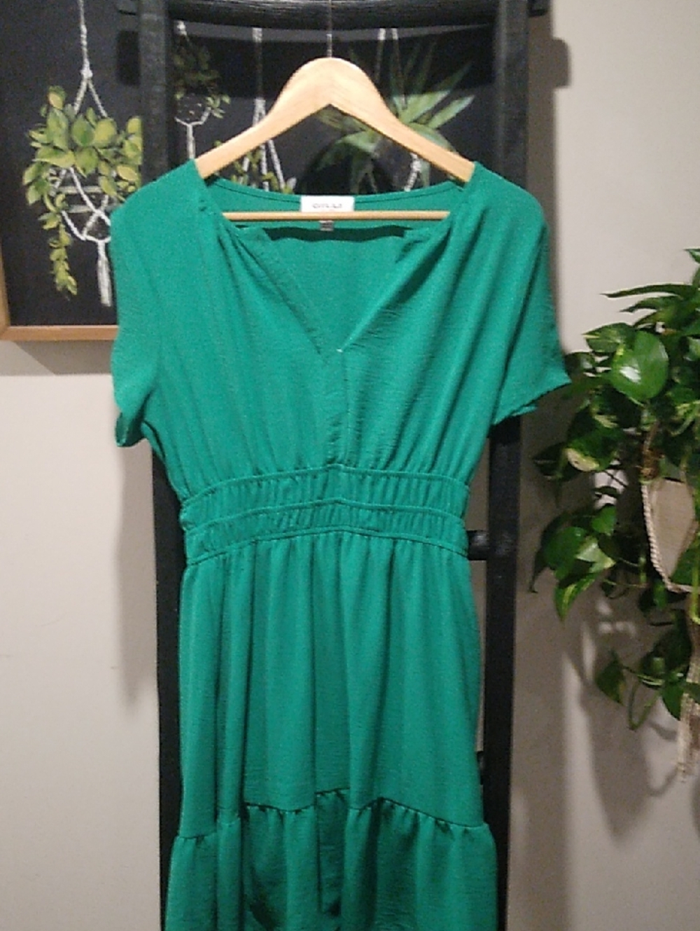 Women's Gilli V-Neck Smocked Waist Midi Dress